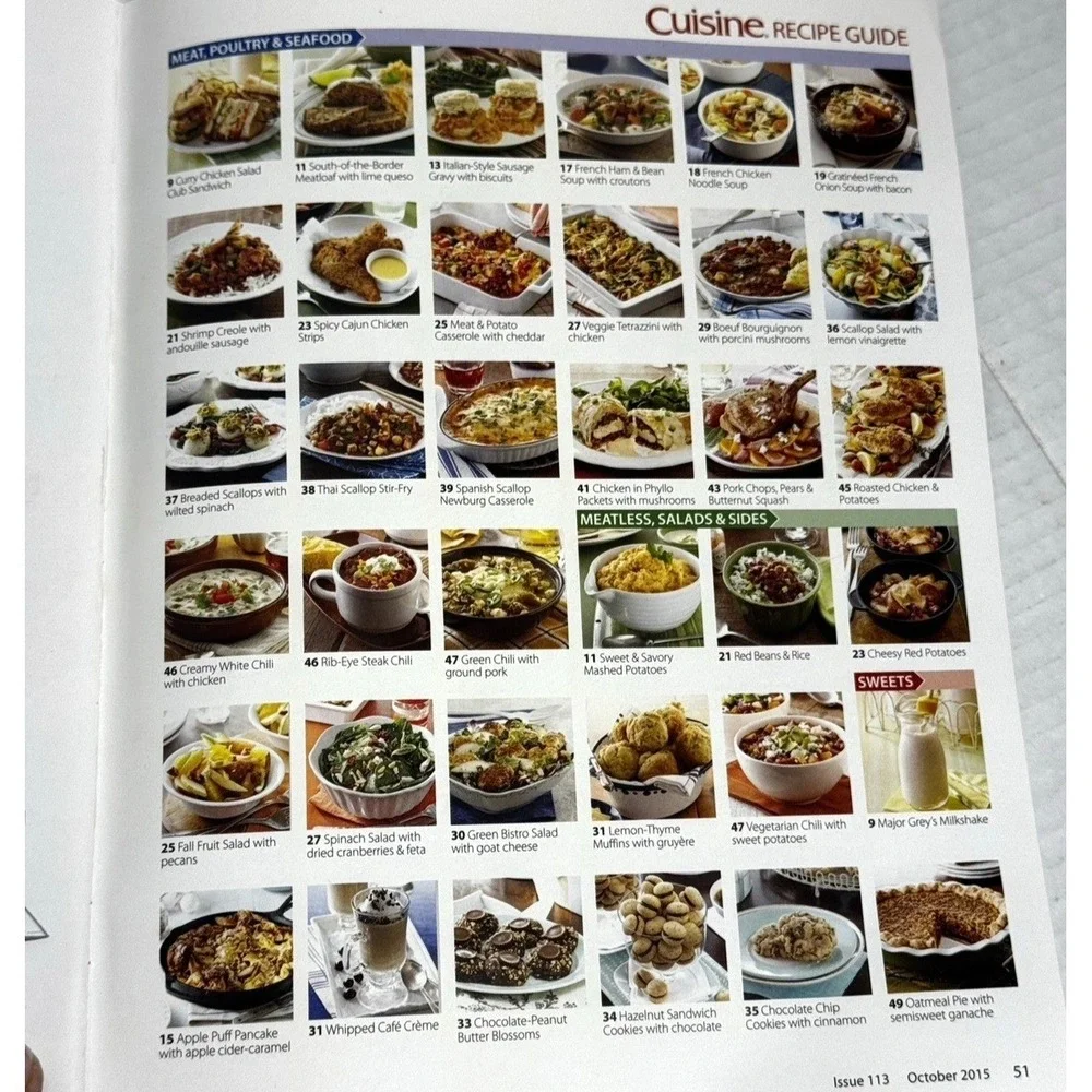Cuisine at Home Food Magazine Lot of 6 Issues Variety Lots of Recipes Ephemera